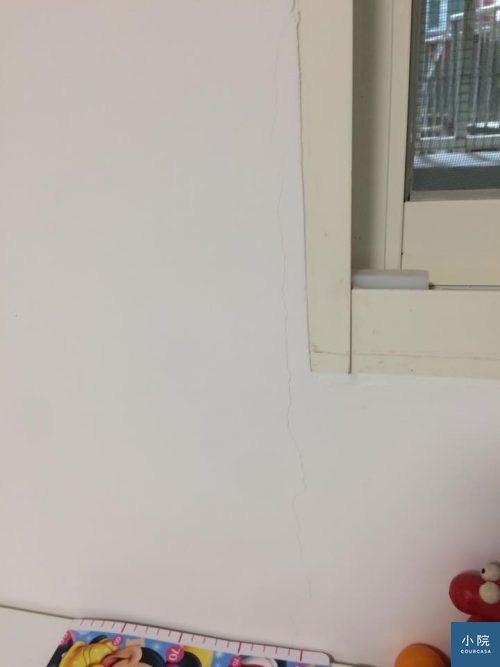 磚牆砌好就上漆 久了易裂 Courcasa 小院