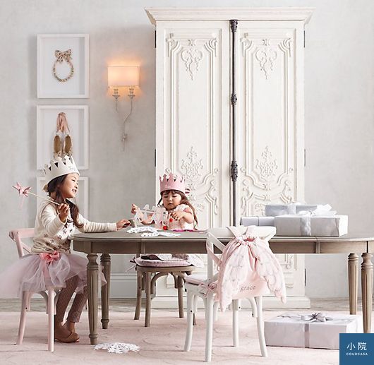 19th c. rococo armoire,圖片來源:RH Baby & Child
