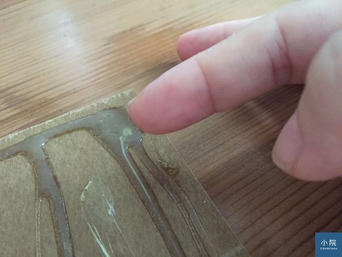 不沾手時就可黏合了