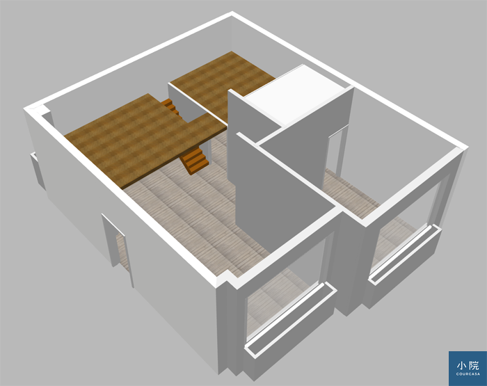 這3D圖是型牛用sweet home 3D軟體繪製的，圖由型牛提供