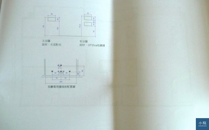 浴室面材做法立面圖
